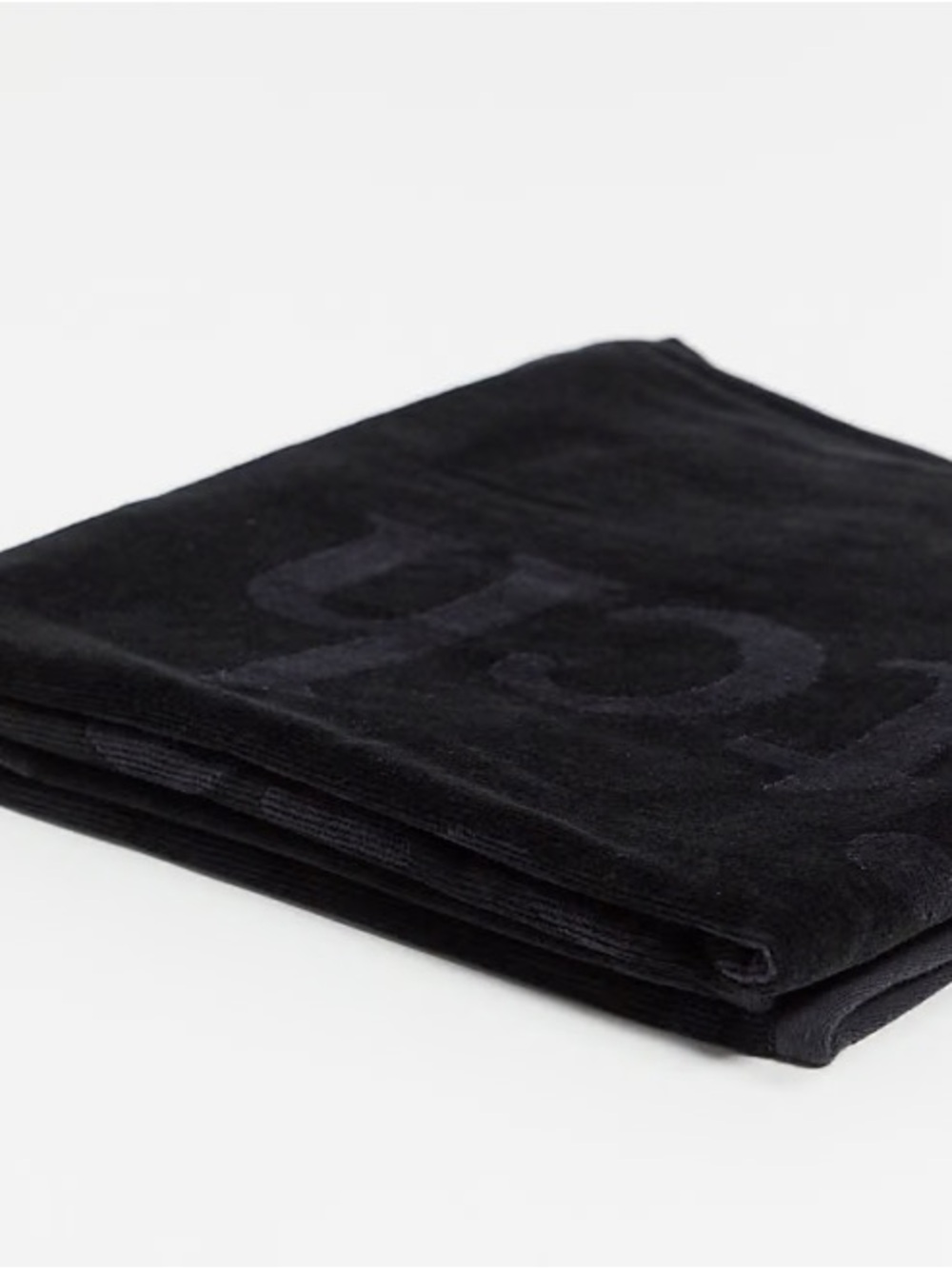 A&F Black Logo Towel/Bath Sheet - Picture 2 of 5